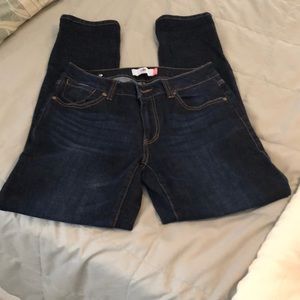 CABI High Straight Dark Jeans